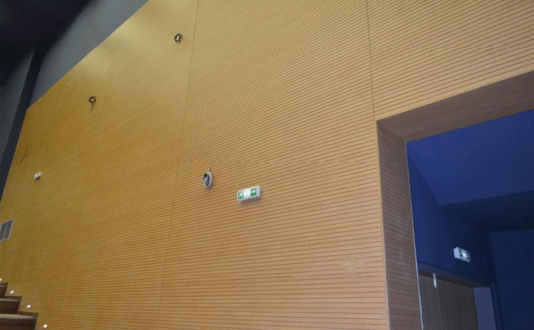 河南濮陽文化中心槽木吸音板聲學(xué)工程-2