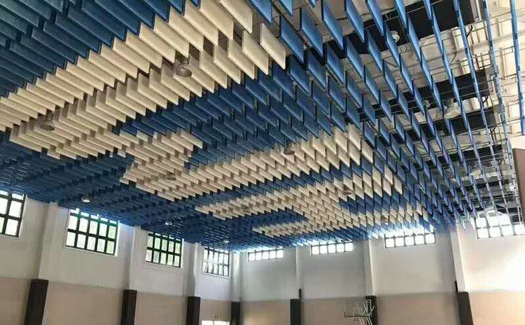 浙江舟山體育館空間吸聲體聲學工程-1