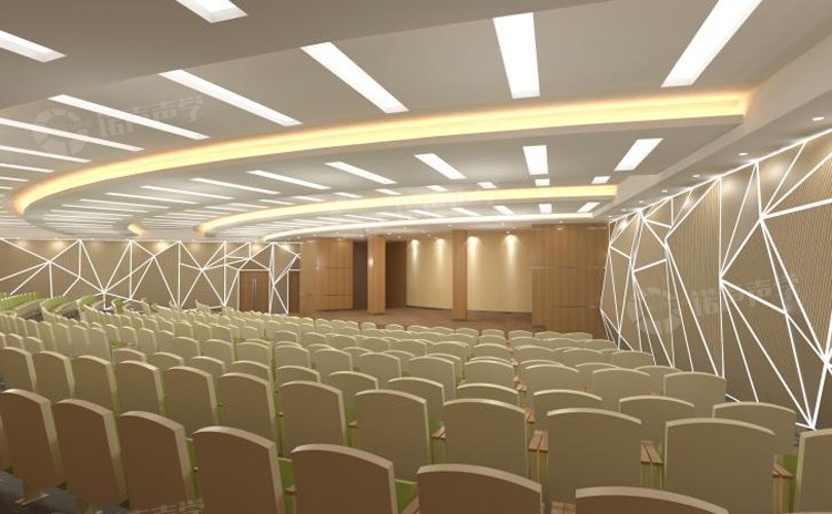 吸音板是怎么解決會議中心裝修的聲學問題-1
