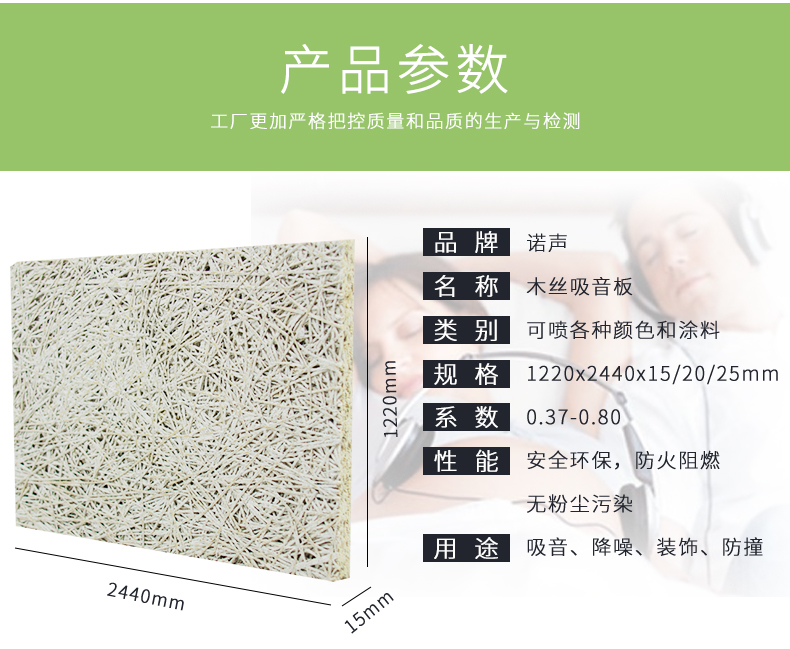 木絲吸音板參數 木絲吸音板參數